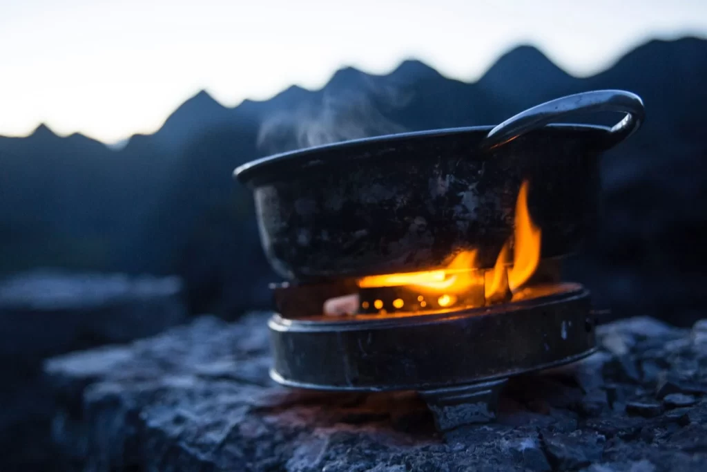 liquid fuel camping stove