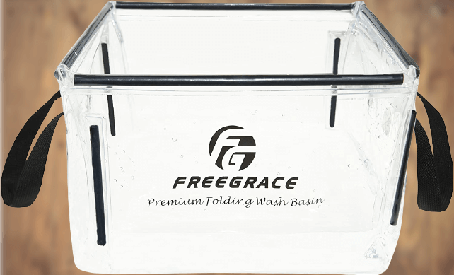 Freegrace Premium Folding Wash Basin - Collapsible Water Sink Container
